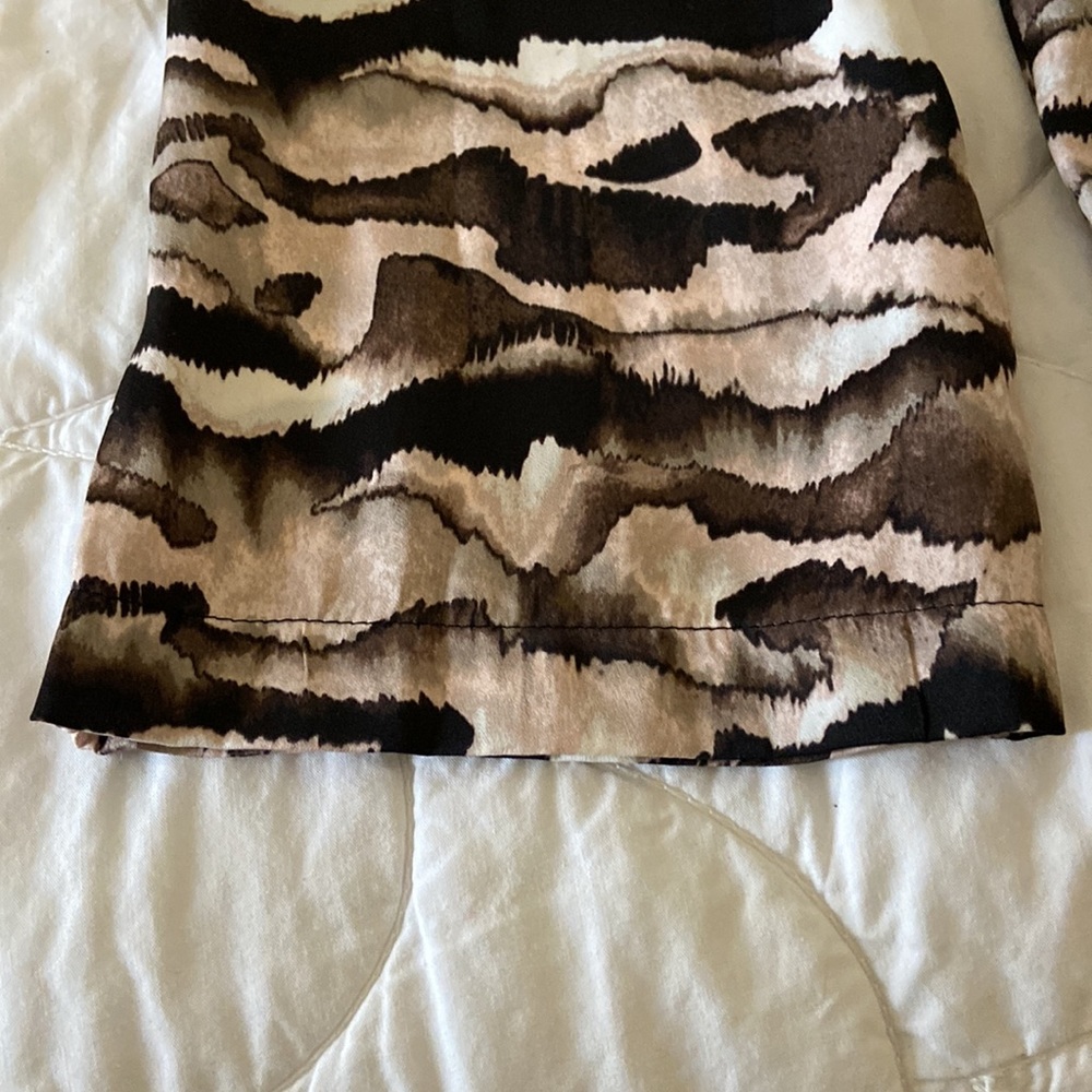 NWOTJennifer Lopez Camo/Zebra Autumn Rose Jumpsuit - Picture 13 of 13